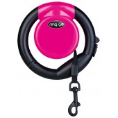 Ring Go  Retractable Leash - Pink